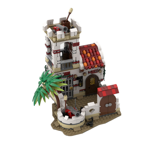 little brick fort building set | moc-143230 - 1