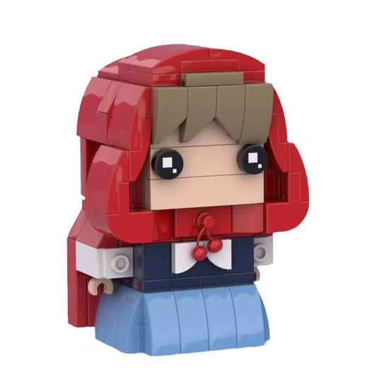 little red riding hood brickheadz set | lego-compatible | 153 pcs - 2
