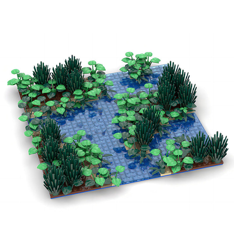 Little Water Landscape Building Kit | LEGO-Compatible MOC - 1