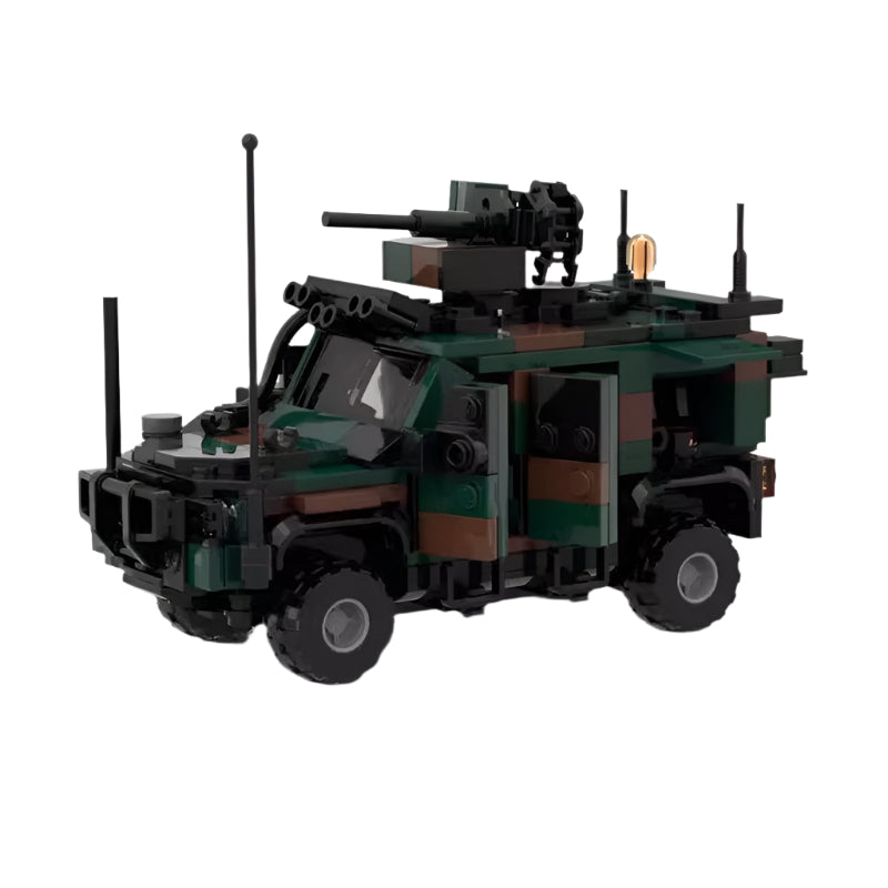 LMV 4x4 Tactical Lynx Vehicle Building Kits| LEGO-Compatible MOC - 1
