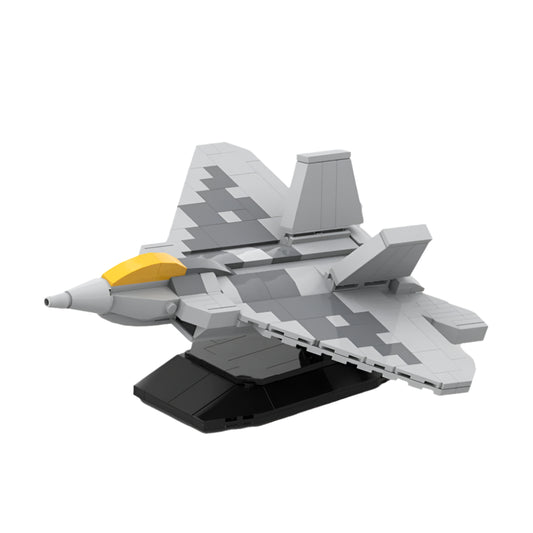 lockheed martin f-22 raptor building set | moc-165900 - 1