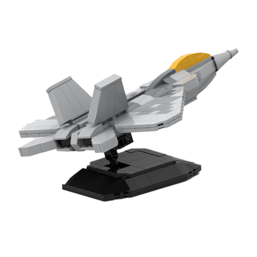 lockheed martin f-22 raptor building set | moc-165900 - 3