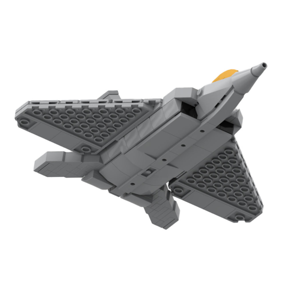lockheed martin f-22 raptor building set | moc-165900 - 4