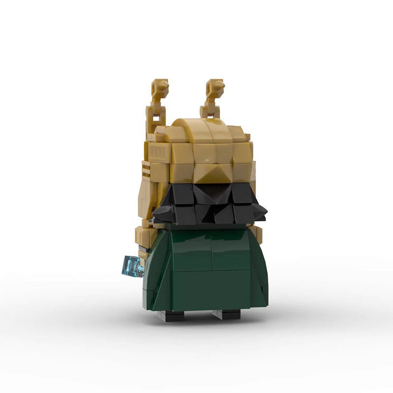 loki brickheadz building set | marvel-inspired lego-compatible moc - 5