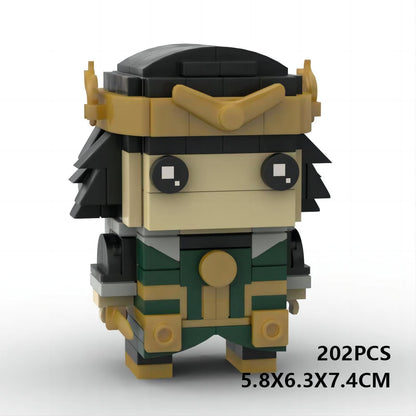 loki kid moc brickheadz brick set | lego-compatible - 1