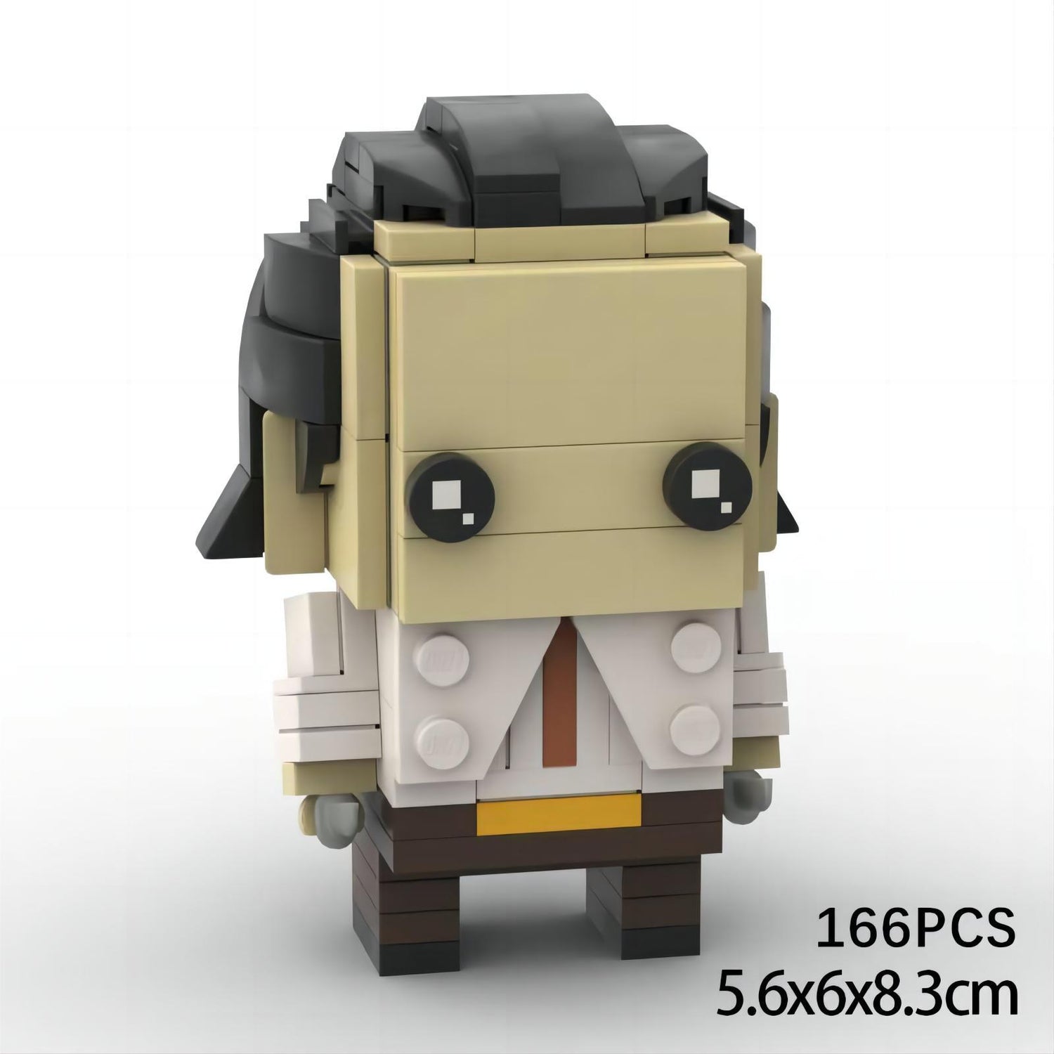 loki tva shirt brickheadz moc set | compatible with lego bricks - 1