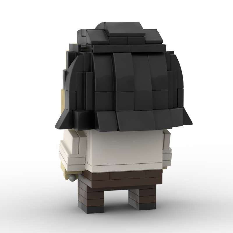 loki tva shirt brickheadz moc set | compatible with lego bricks - 3