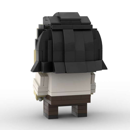 loki tva shirt brickheadz moc set | compatible with lego bricks - 3