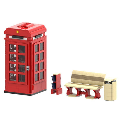 London Red Telephone Box MOC Architecture Building Kit - 3