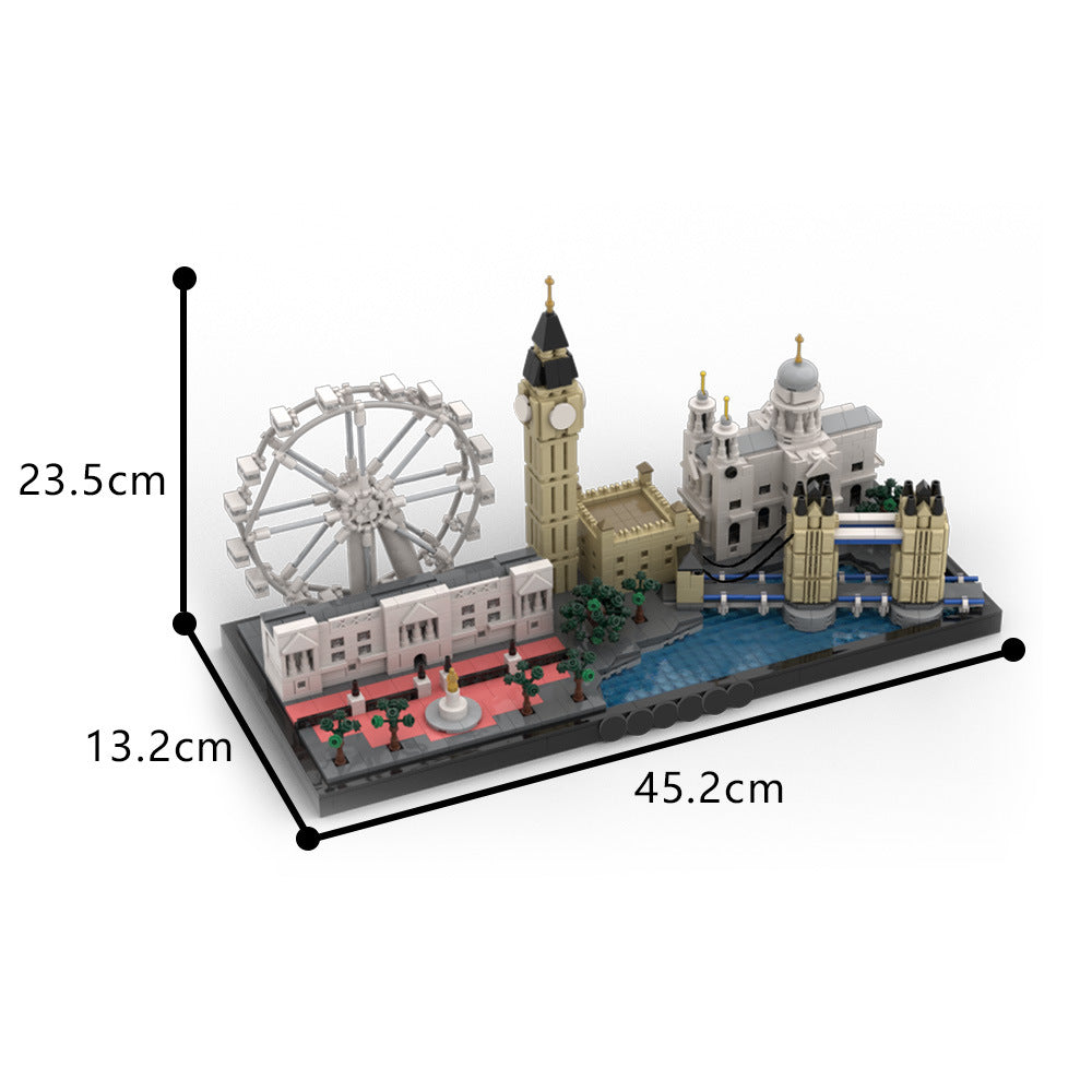 london skyline building set | moc-195540 - 4