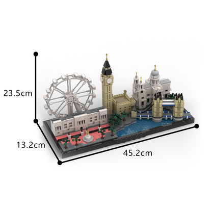 london skyline building set | moc-195540 - 4
