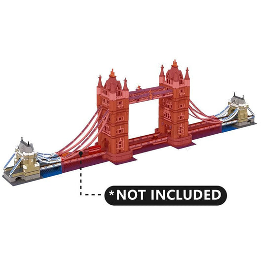 london tower bridge extension building set | moc-12269 - 4