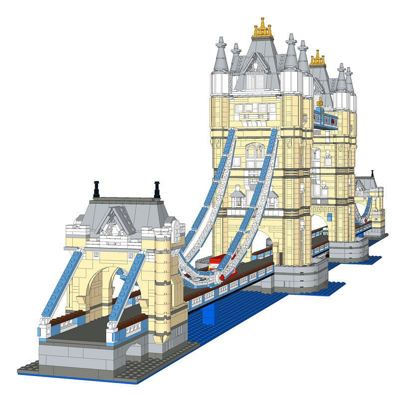London Tower Bridge Extension MOC Expansion Module Building Kit - 2