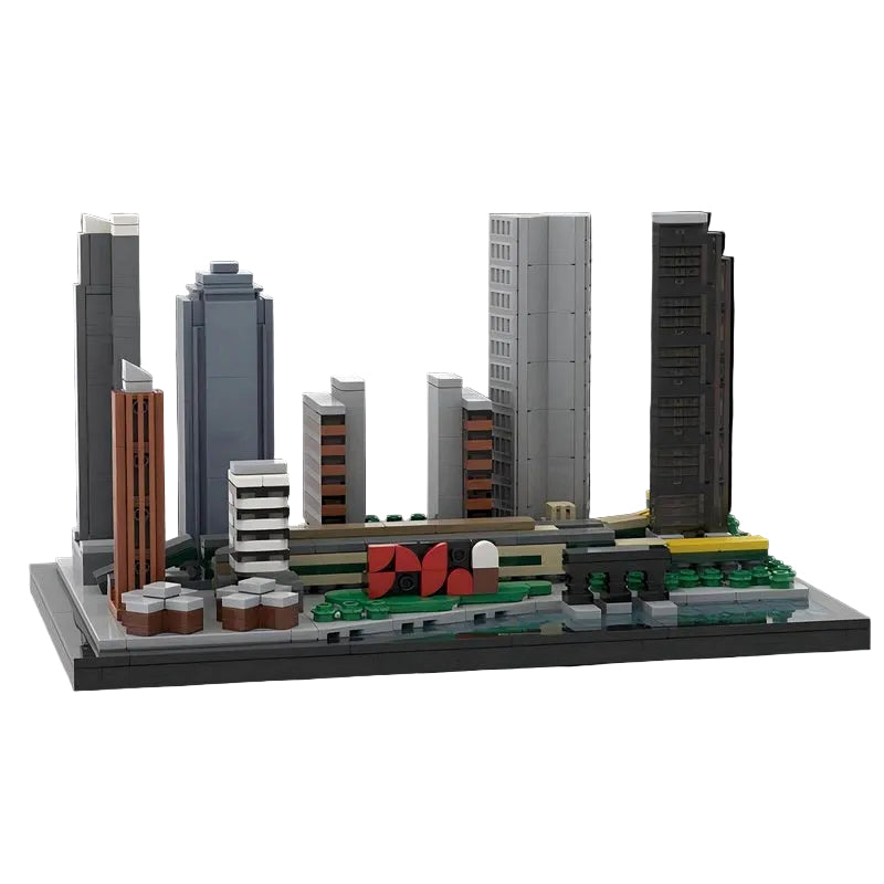 Long Island City Skyline Building Kit | Compatible MOC - 2