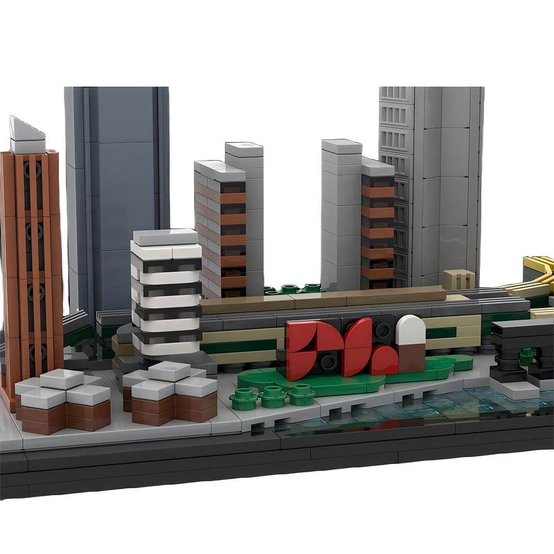 Long Island City Skyline Building Kit | LEGO-Compatible MOC - 1