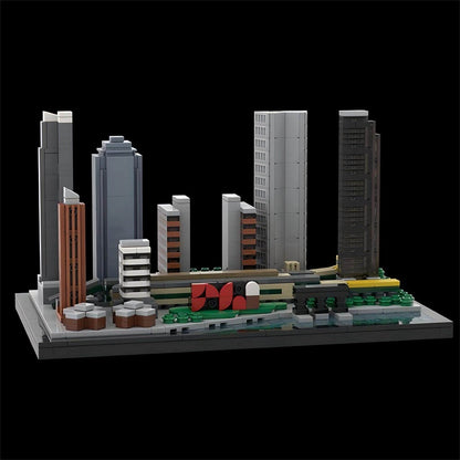 Long Island City Skyline Building Kit | LEGO-Compatible MOC - 3