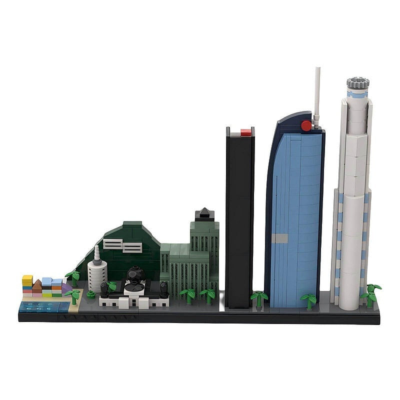 Los Angeles Skyline MOC Building Kit | City Architecture Model - 3