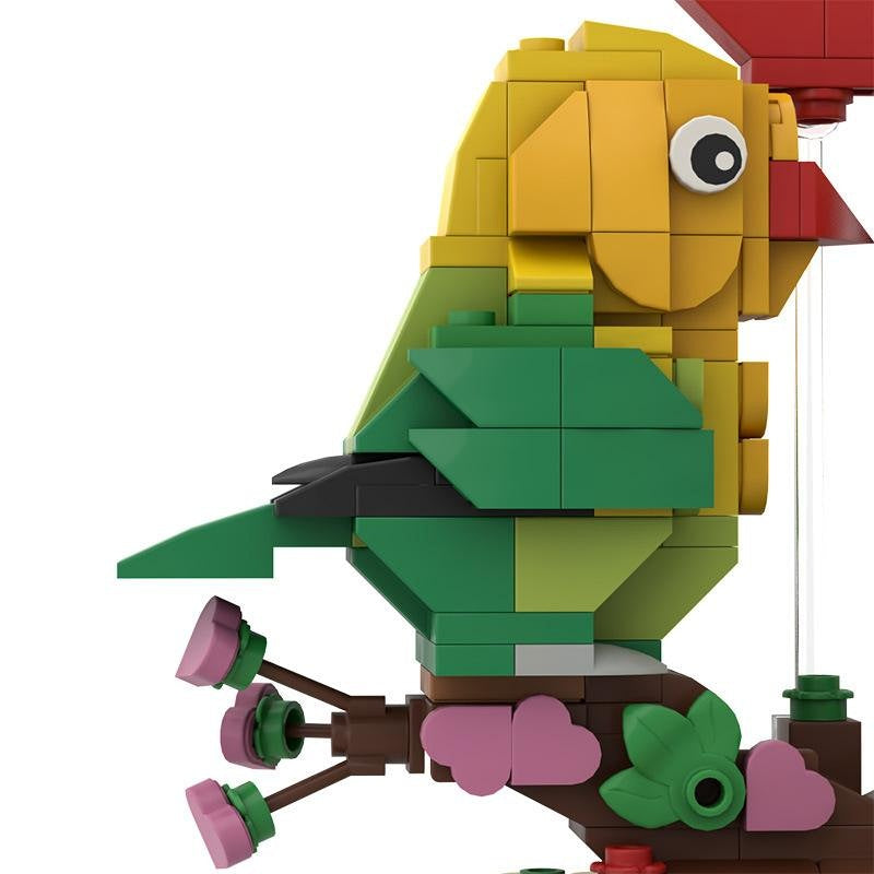 Love Bird MOC Animal Figure Building Kit | Valentine's Day Decor - 3