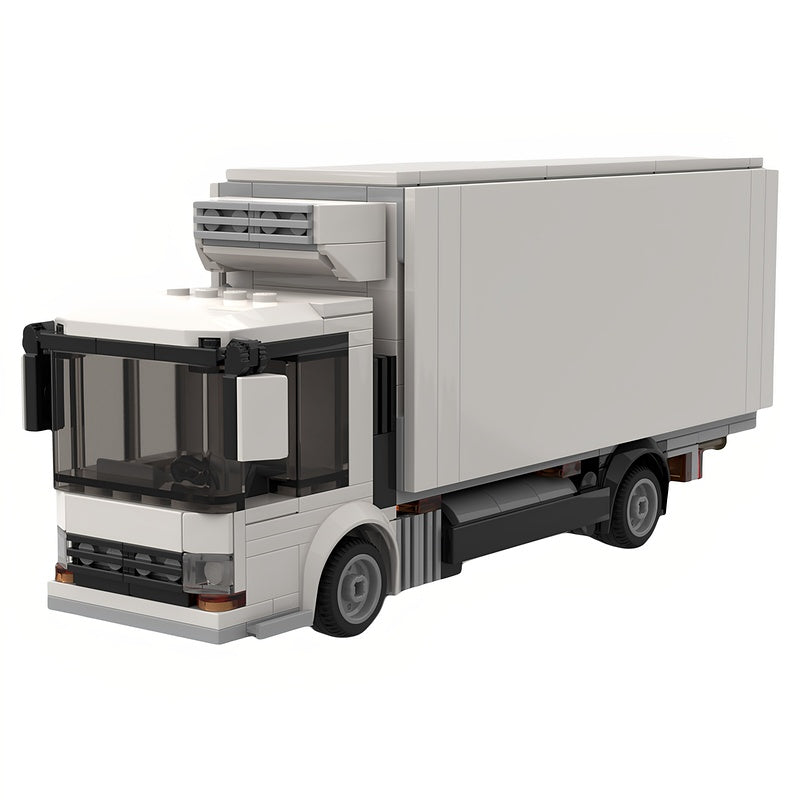 Low-Entry Refrigerated Delivery Truck MOC Building Kit - 1