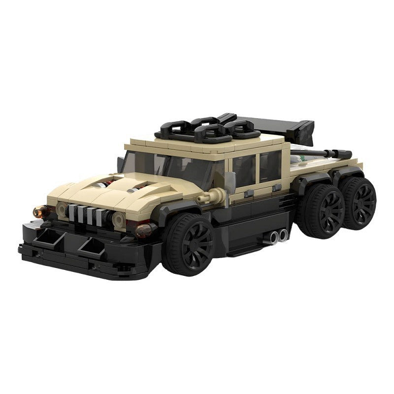 Low-Slung Military 6x6 MOC Building Kit | Custom Tactical Vehicle - 1