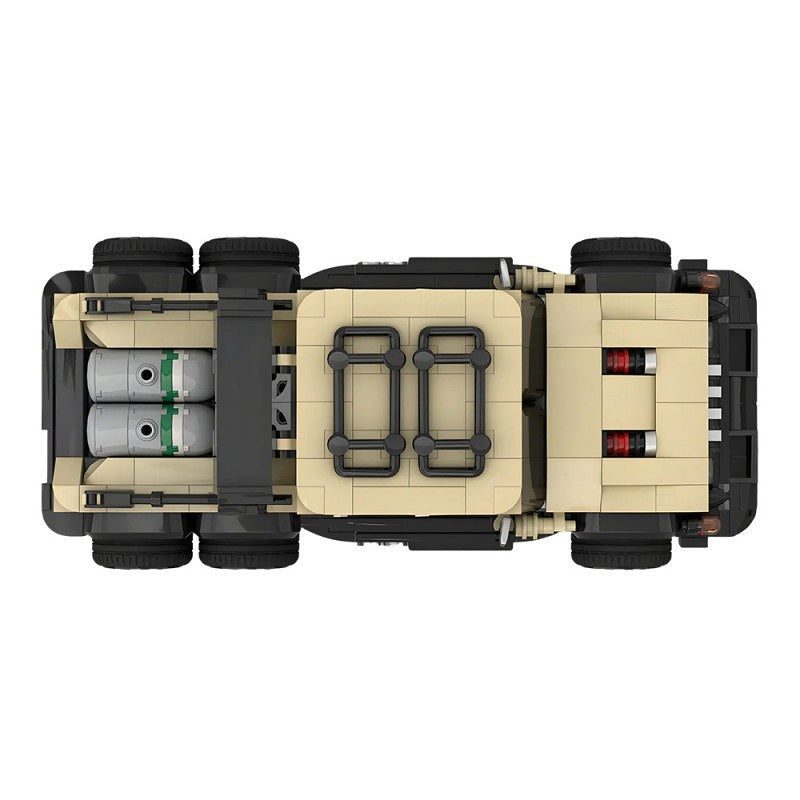 Low-Slung Military 6x6 MOC Building Kit | Custom Tactical Vehicle - 4