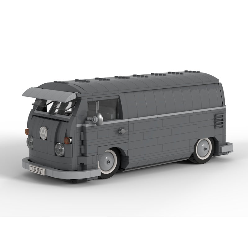 Lowered Classic Panel Van MOC Building Kit - 1