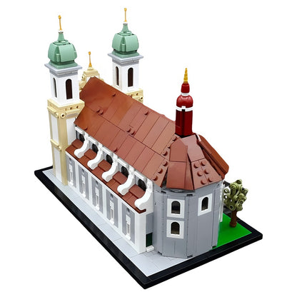 Lucerne Jesuit Church St. Franz Xaver 1:250 MOC Building Kit - 4