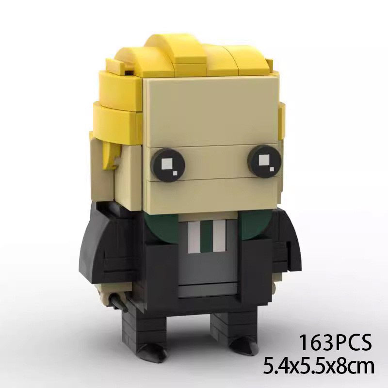 lucius malfoy brickheadz moc building set | harry potter | compatible with lego - 5