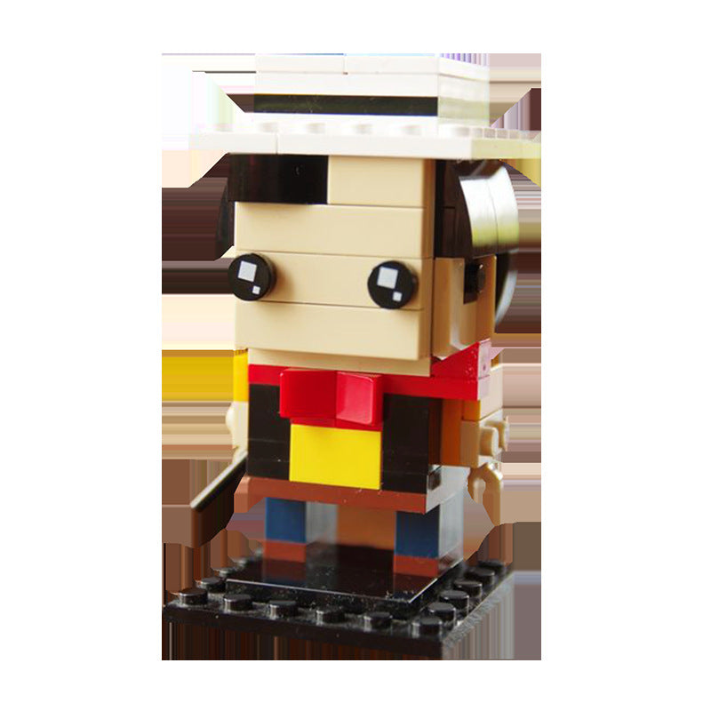 lucky luke brickheadz | moc-49594 - 2