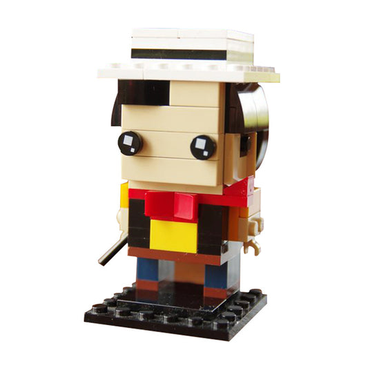 lucky luke brickheadz | moc-49594 - 5