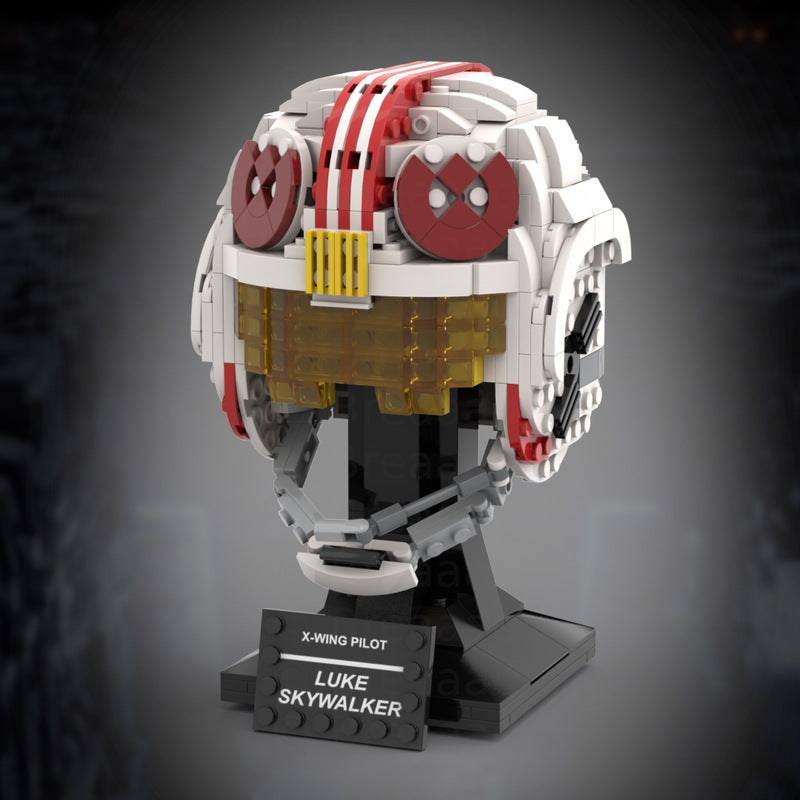 luke's pilot helmet building set | star wars | moc-96110 - 1