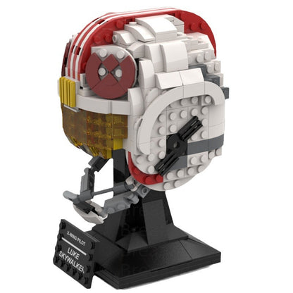 luke's pilot helmet building set | star wars | moc-96110 - 5