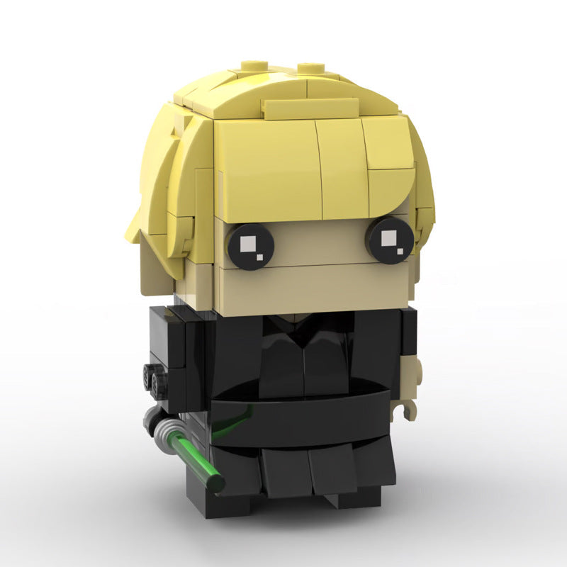 luke spacewalker brickheadz building set | star wars | moc-76322 - 1