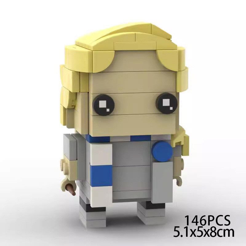 luna lovegood moc building set | harry potter | compatible with lego bricks - 1