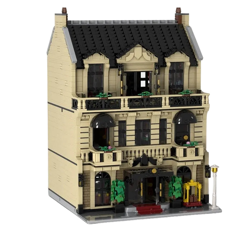 Luxury Modular Hotel MOC Building Kit - 1