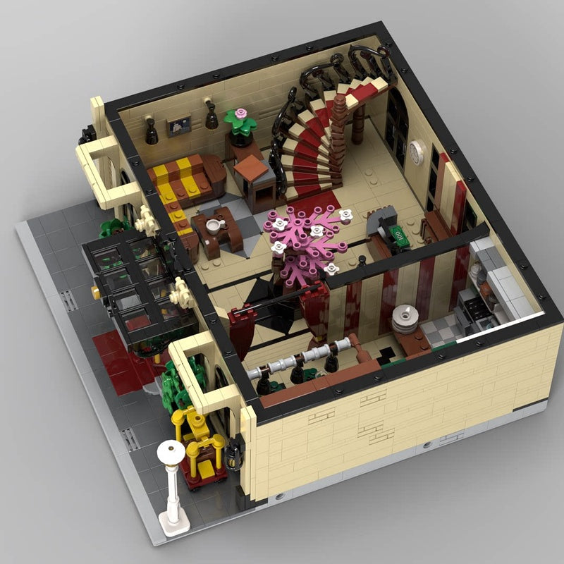 Luxury Modular Hotel MOC Building Kit - 4