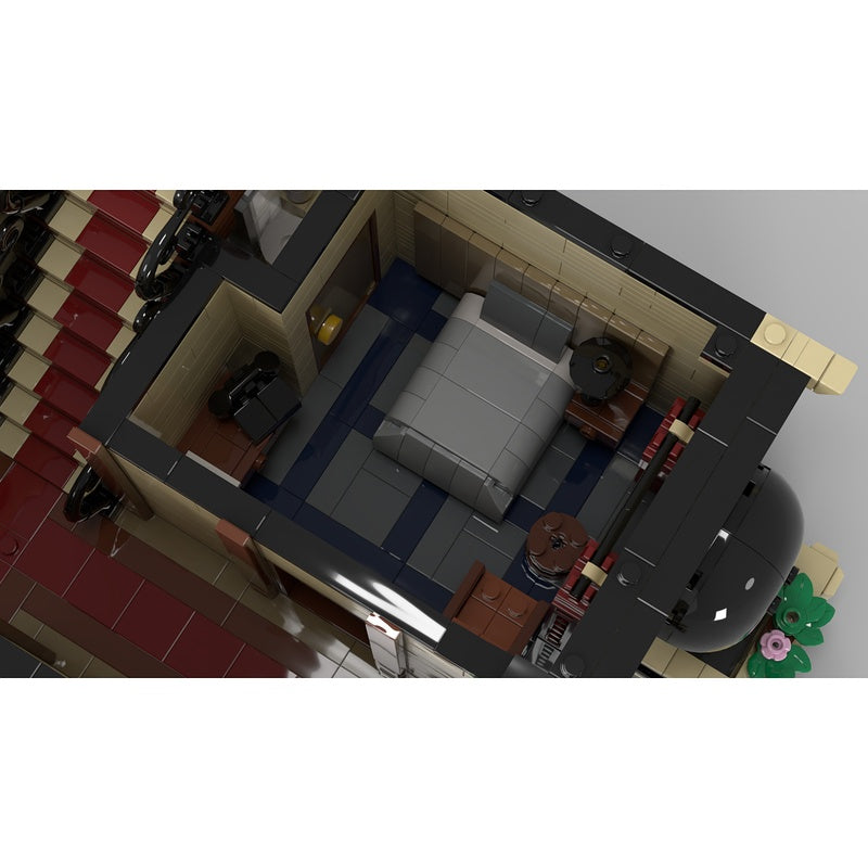 Luxury Modular Hotel MOC Building Kit - 5