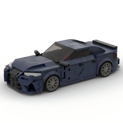 Luxury Sport Sedan MOC Vehicle Building Kit | Performance Car Design - 1