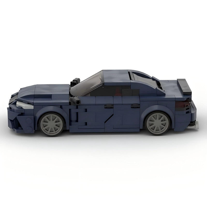 Luxury Sport Sedan MOC Vehicle Building Kit | Performance Car Design - 3