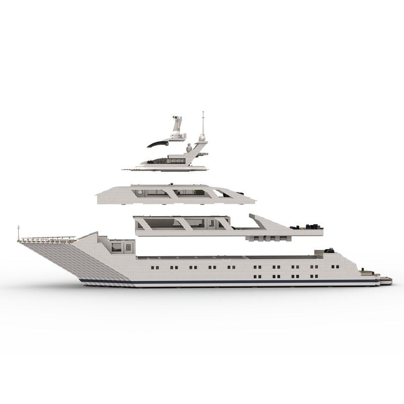 Luxury Super Yacht MOC Building Kit - 2