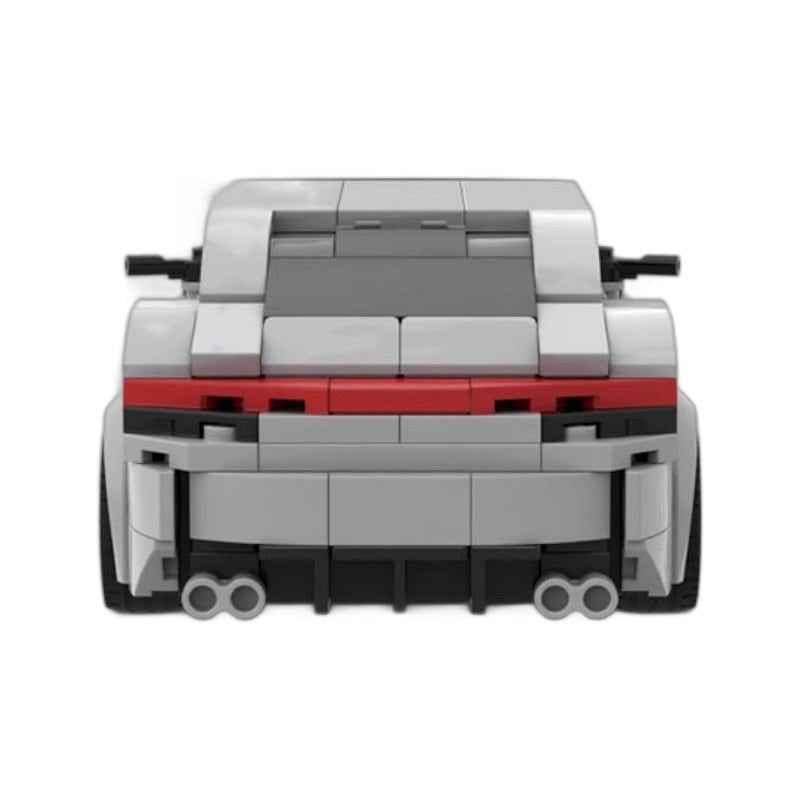 Luxury Twin Turbo S 4-Door Saloon Sports Car MOC Building Kit - 5