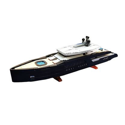 Luxury Yacht MOC Building Kit | Modern Civilian Ship Model - 2