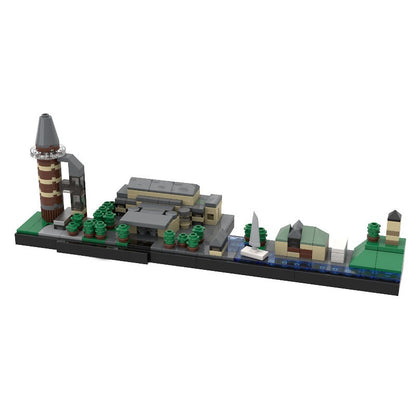 Mülheim an der Ruhr Skyline Building Kit | LEGO-Compatible MOC - 1