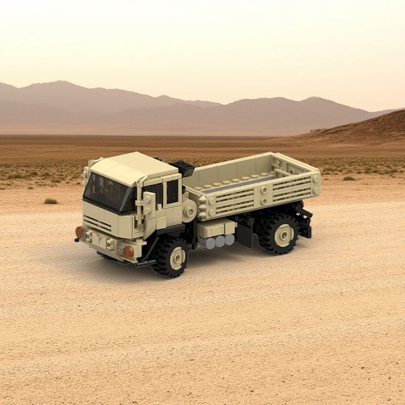 M1078 LMTV 2.5-Ton Tactical Cargo Truck MOC Building Kit - 4