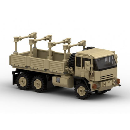 M1083 MTV 5-Ton Desert Tan 6x6 Military Cargo Truck MOC Building Kit - 1