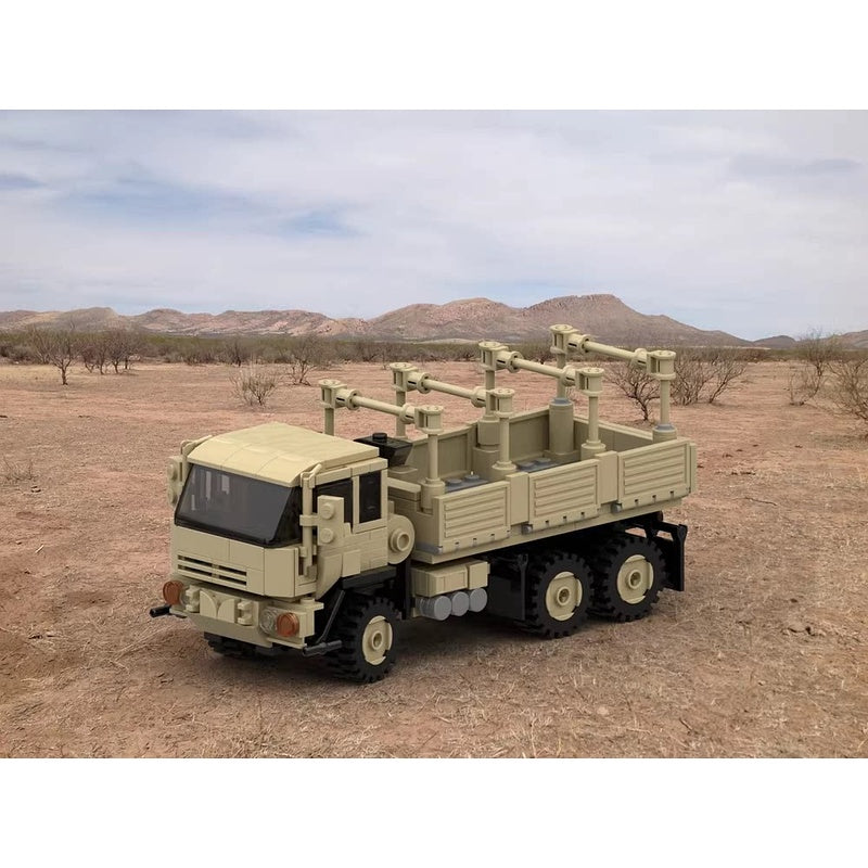 M1083 MTV 5-Ton Desert Tan 6x6 Military Cargo Truck MOC Building Kit - 2