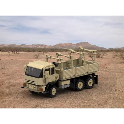 M1083 MTV 5-Ton Desert Tan 6x6 Military Cargo Truck MOC Building Kit - 2