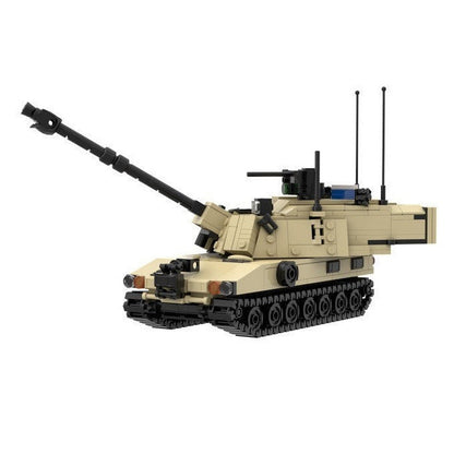 M109 Paladin Self-Propelled Howitzer MOC Building Kit - Modern Artillery Model - 1