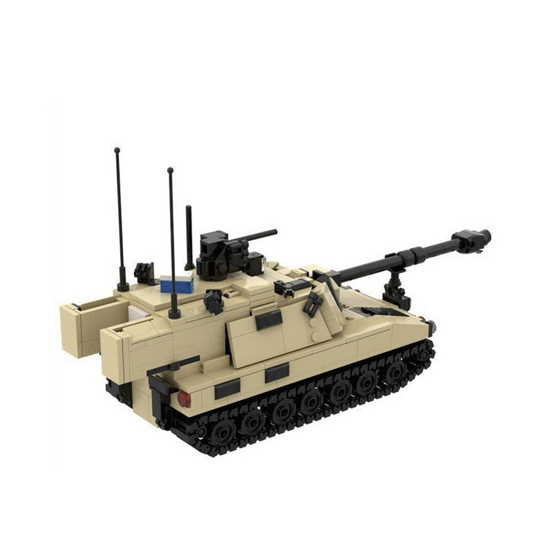 M109 Paladin Self-Propelled Howitzer MOC Building Kit - Modern Artillery Model - 2