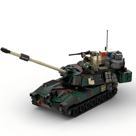 M109 Self-Propelled Artillery MOC Building Kit | Military Vehicle Model - 1